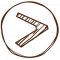arrow-button-brown
